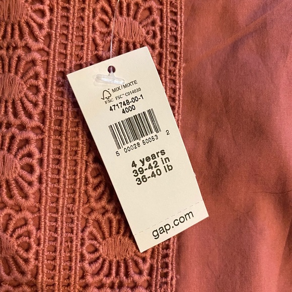 Gap cotton lace girls’ dress - Picture 4 of 4